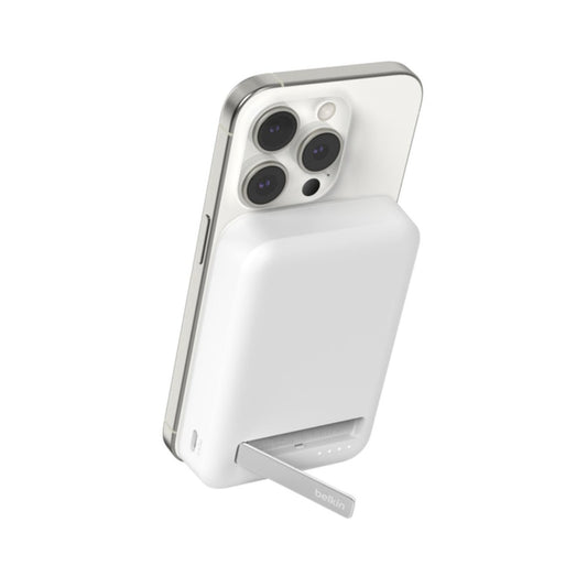 Belkin - Magnetic Power Bank Qi2 15W 10K - White - Wholesales Supply