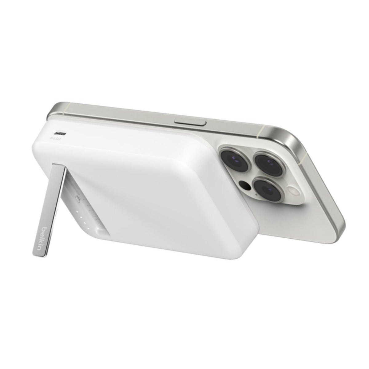 Belkin - Magnetic Power Bank Qi2 15W 10K - White - Wholesales Supply