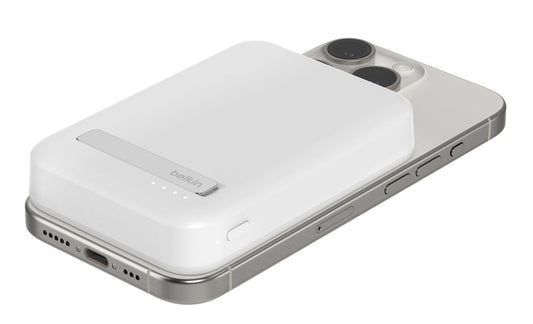 Belkin - Magnetic Power Bank Qi2 15W 8K - White - Wholesales Supply