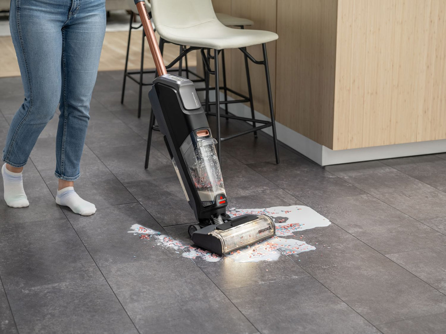 Bissell - CrossWave OmniFind Cordless Professional Vacuum & Mop - Wholesales Supply