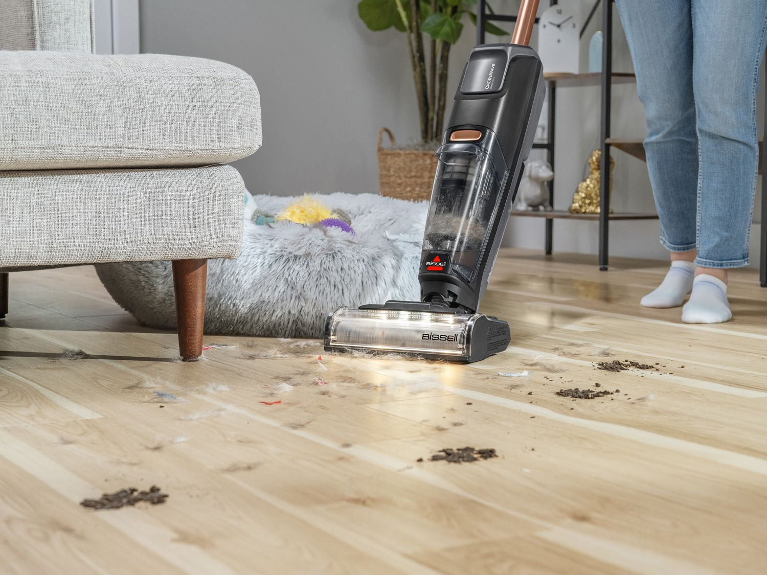 Bissell - CrossWave OmniFind Cordless Professional Vacuum & Mop - Wholesales Supply