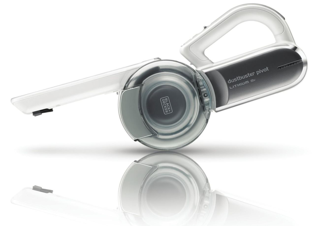 Black & Decker - 18V Lithium-ion Dustbuster Pivot Handheld Vacuum Cleaner - Grey - Wholesales Supply