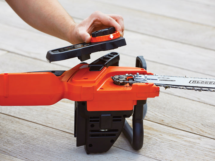 Black & Decker - 250mm 18V Lithium-ion Cordless Chainsaw - Orange - Wholesales Supply