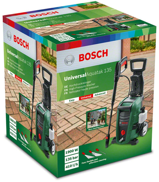 Bosch - 1900W UniversalAquatak 135 High Pressure Washer - Wholesales Supply