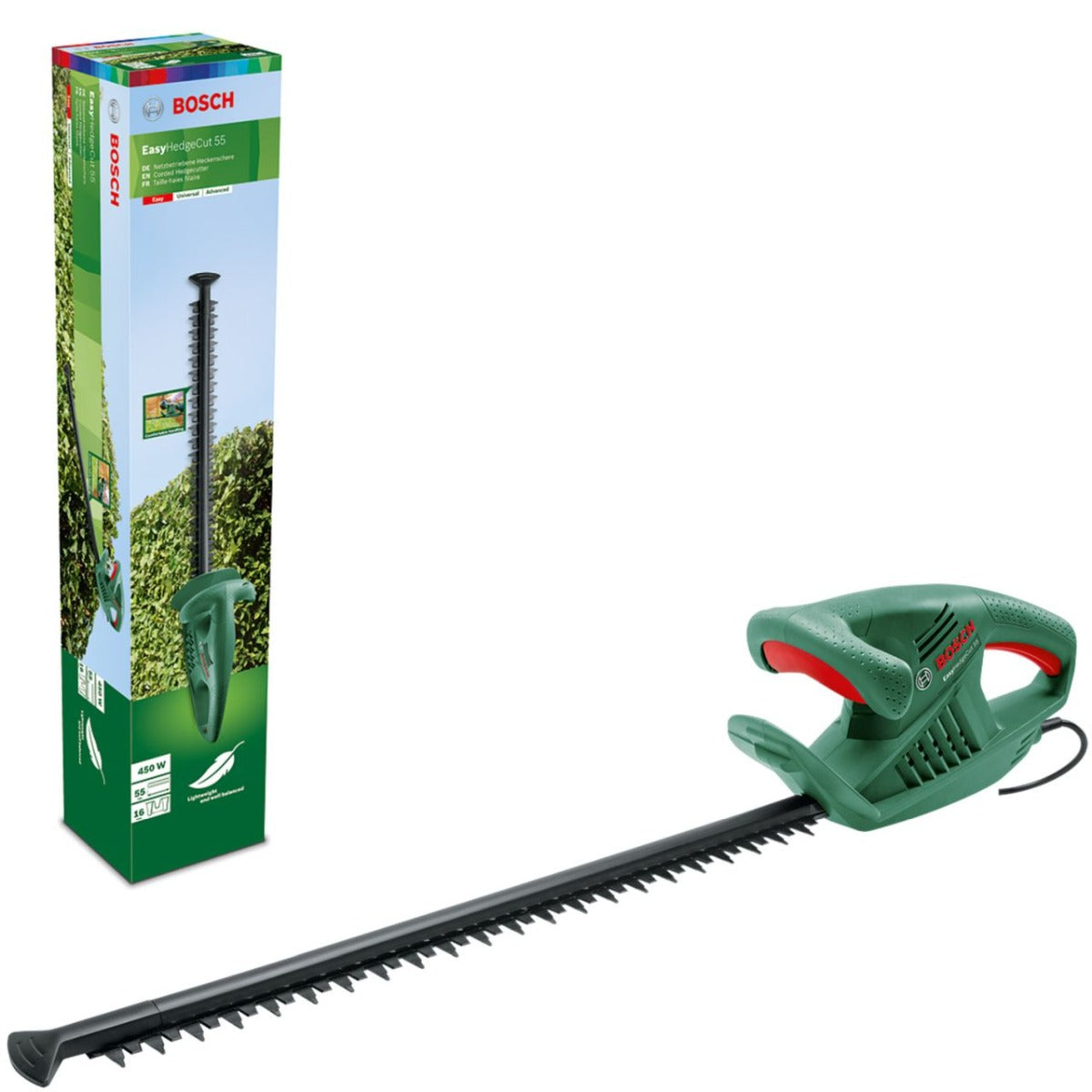 Bosch - Hedge Trimmer EasyHedgeCut55 (450 W, 550 mm Blade) - Wholesales Supply