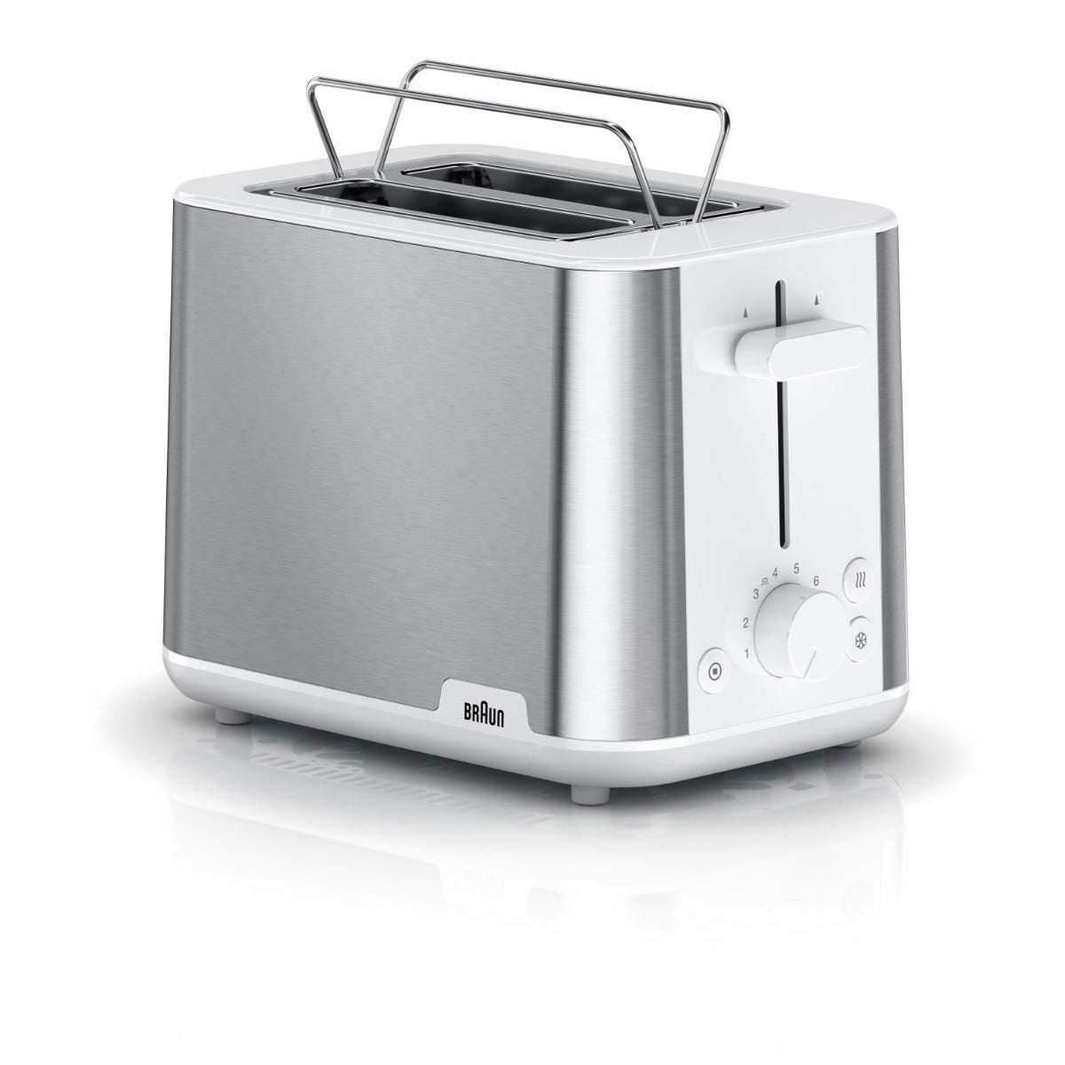 Braun - PurShine 2 Slice Toaster - White - Wholesales Supply