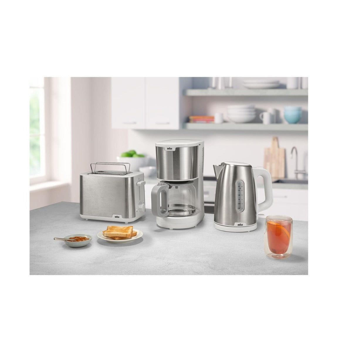 Braun - PurShine 2 Slice Toaster - White - Wholesales Supply