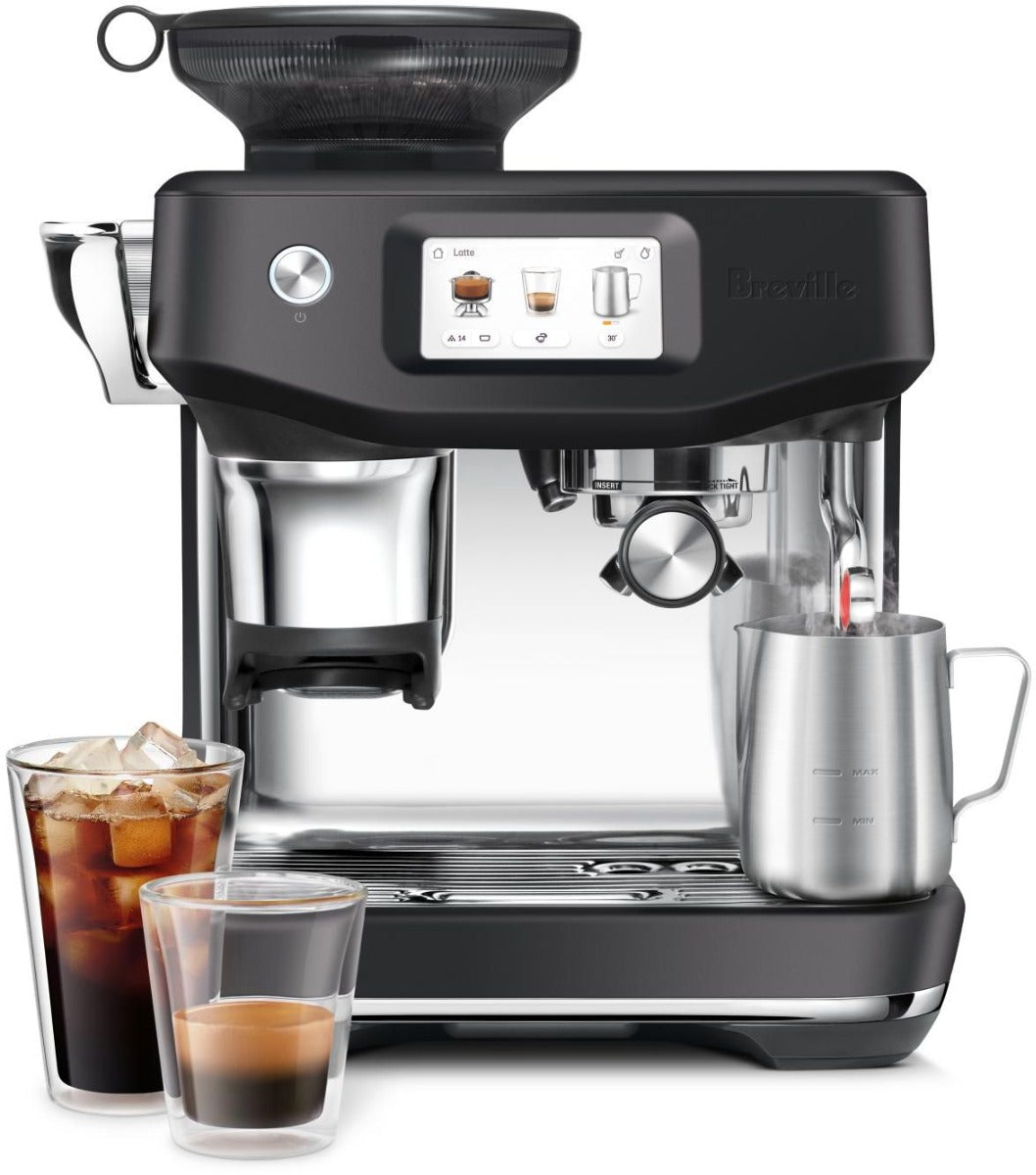 Breville - the Barista Touch Impress Coffee Machine - Black Truffle - Wholesales Supply
