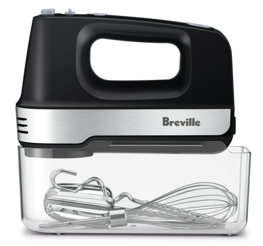 Breville - the Mix & Store Turbo Hand Mixer - Matte Black - Wholesales Supply