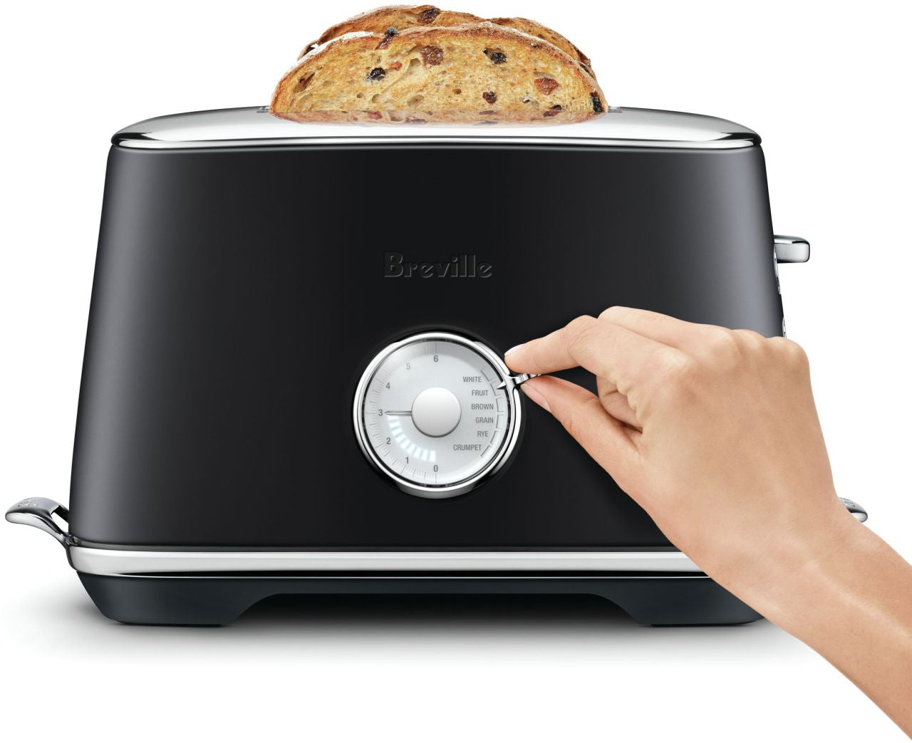 Breville - The Toast Select Luxe 2 Slice Toaster - Black Truffle - Wholesales Supply