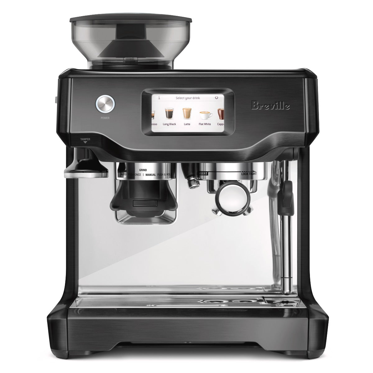 Breville - the Barista Touch Coffee Machine - Black Stainless Steel - Wholesales Supply
