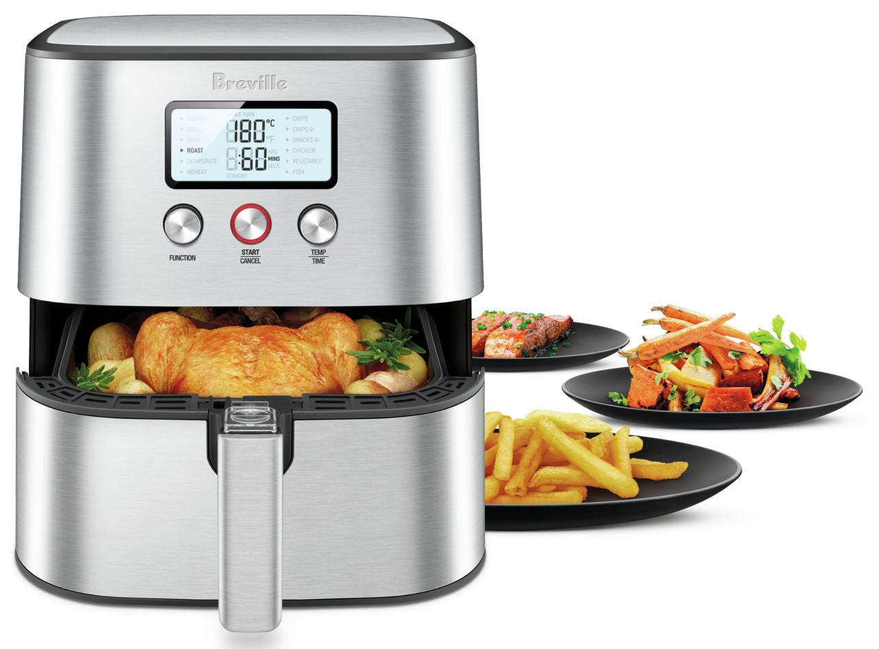 Breville - the Air Fryer Chef Plus - Brushed S/S - Wholesales Supply