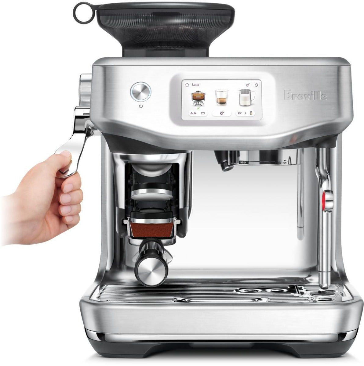 Breville - the Barista Touch Impress Coffee Machine - Brushed Stainless Steel - Wholesales Supply
