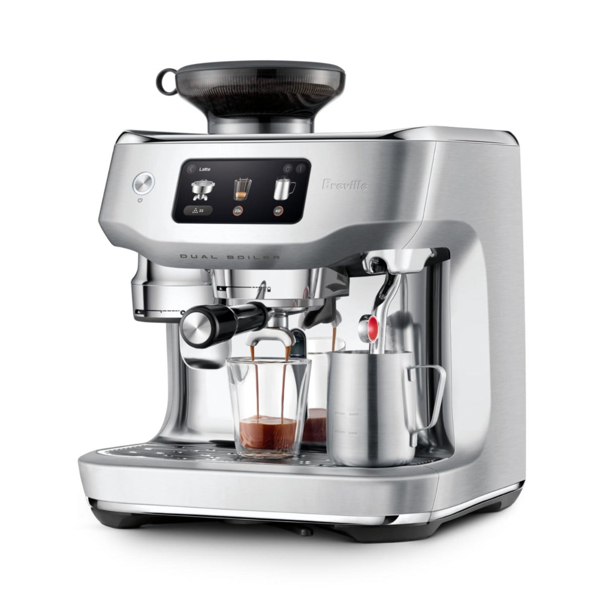 Breville - the Oracle Dual Boiler Automatic Espresso Machine - Brushed Stainless Steel - Wholesales Supply