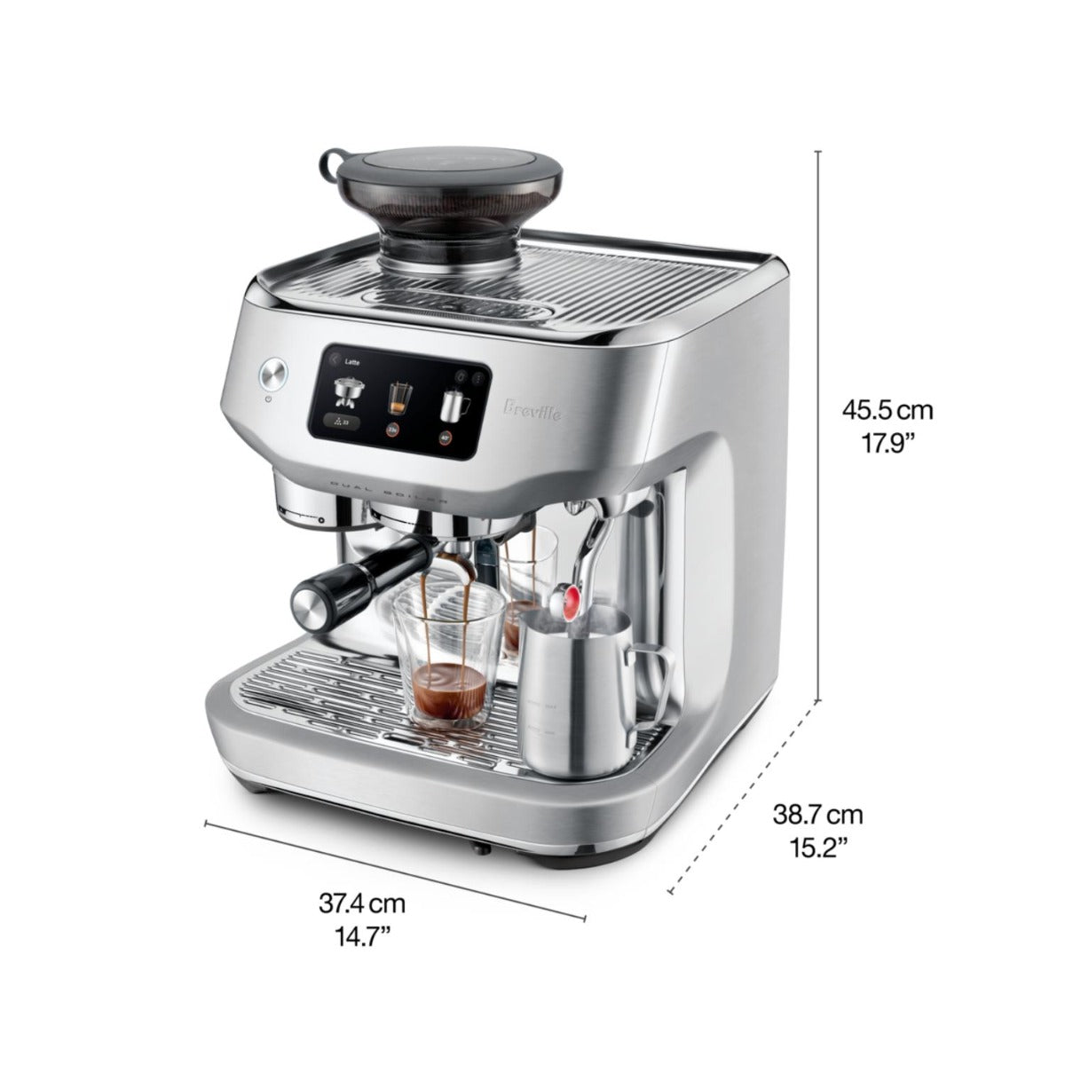 Breville - the Oracle Dual Boiler Automatic Espresso Machine - Brushed Stainless Steel - Wholesales Supply