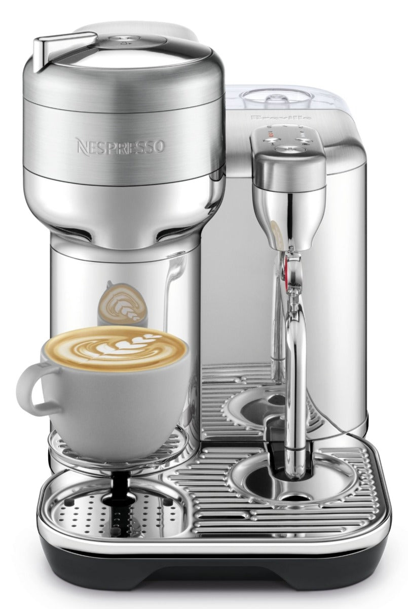 Breville - the Vertuo Creatista Coffee Machine - Brushed Stainless - Wholesales Supply