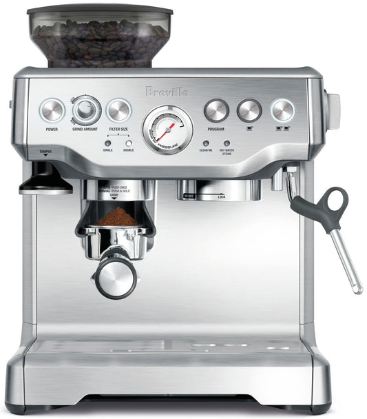 Breville - The Barista Express Coffee Machine - Chrome - Wholesales Supply