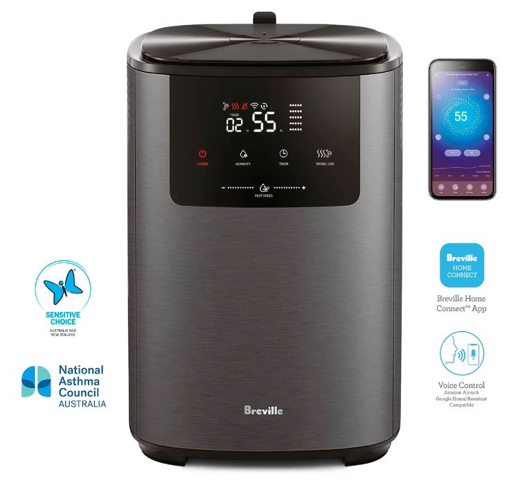 Breville - the Smart Mist Top Connect Humidifier - Wholesales Supply