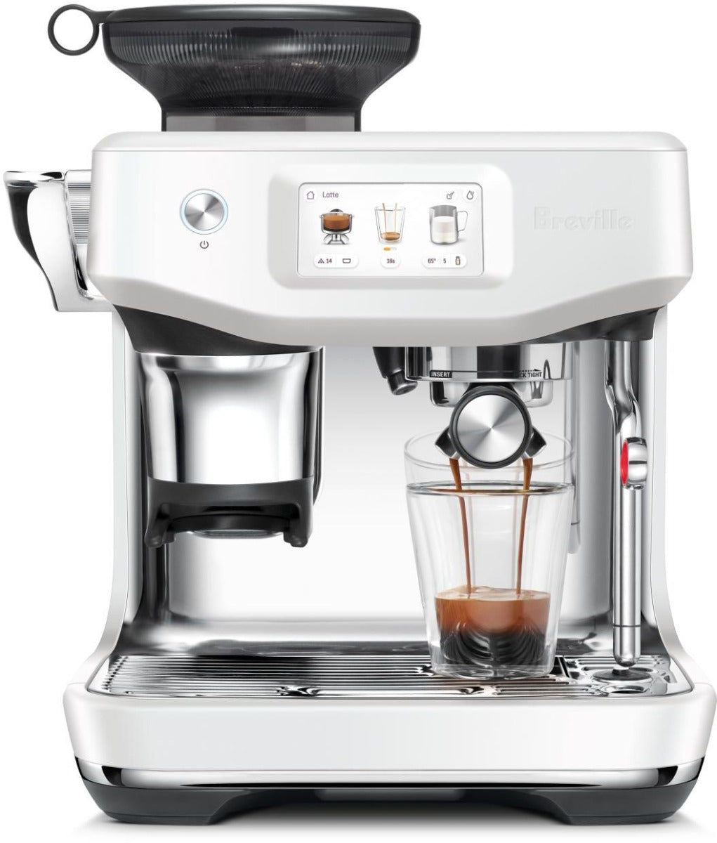 Breville - the Barista Touch Impress Coffee Machine - Sea Salt - Wholesales Supply