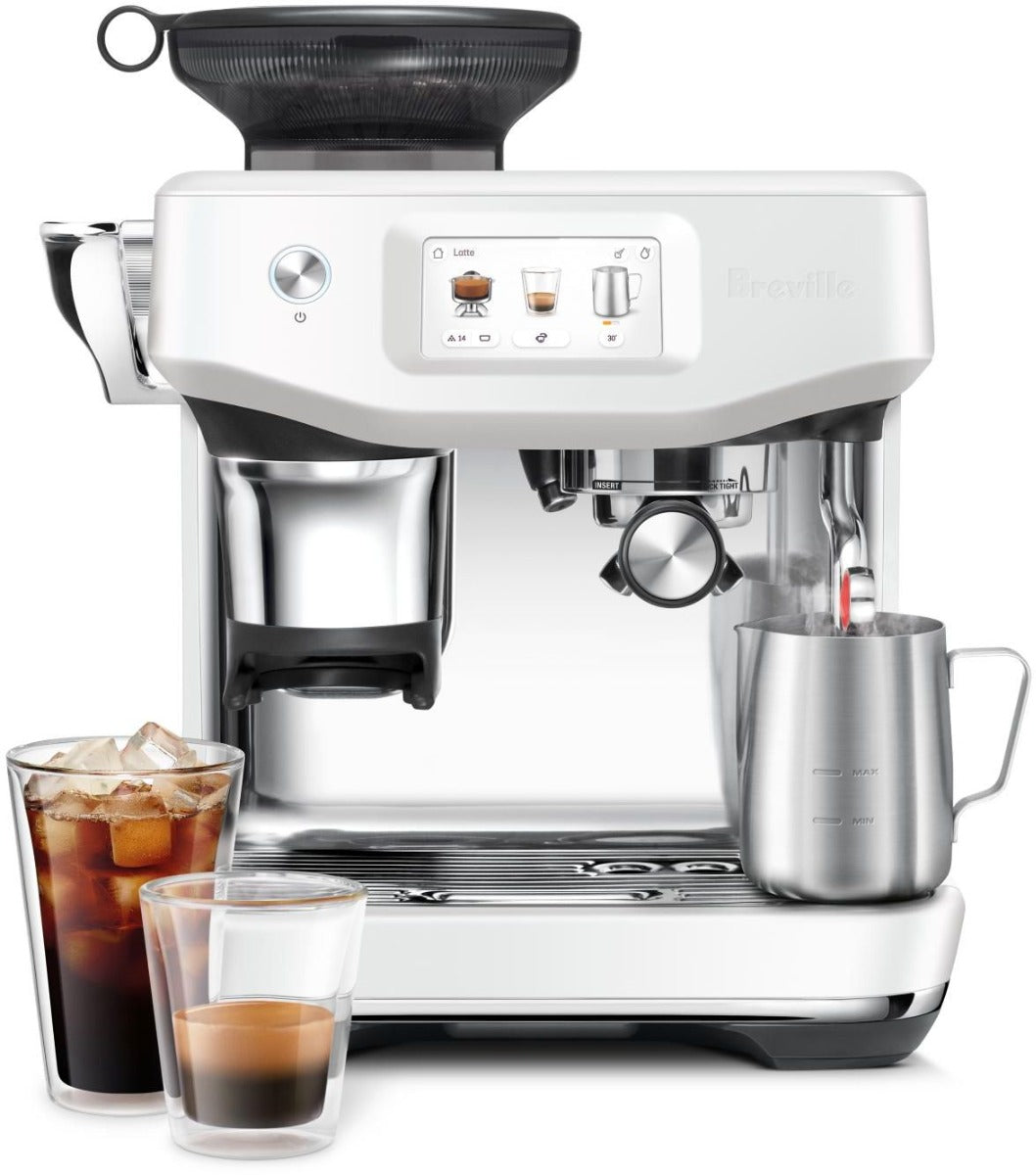 Breville - the Barista Touch Impress Coffee Machine - Sea Salt - Wholesales Supply