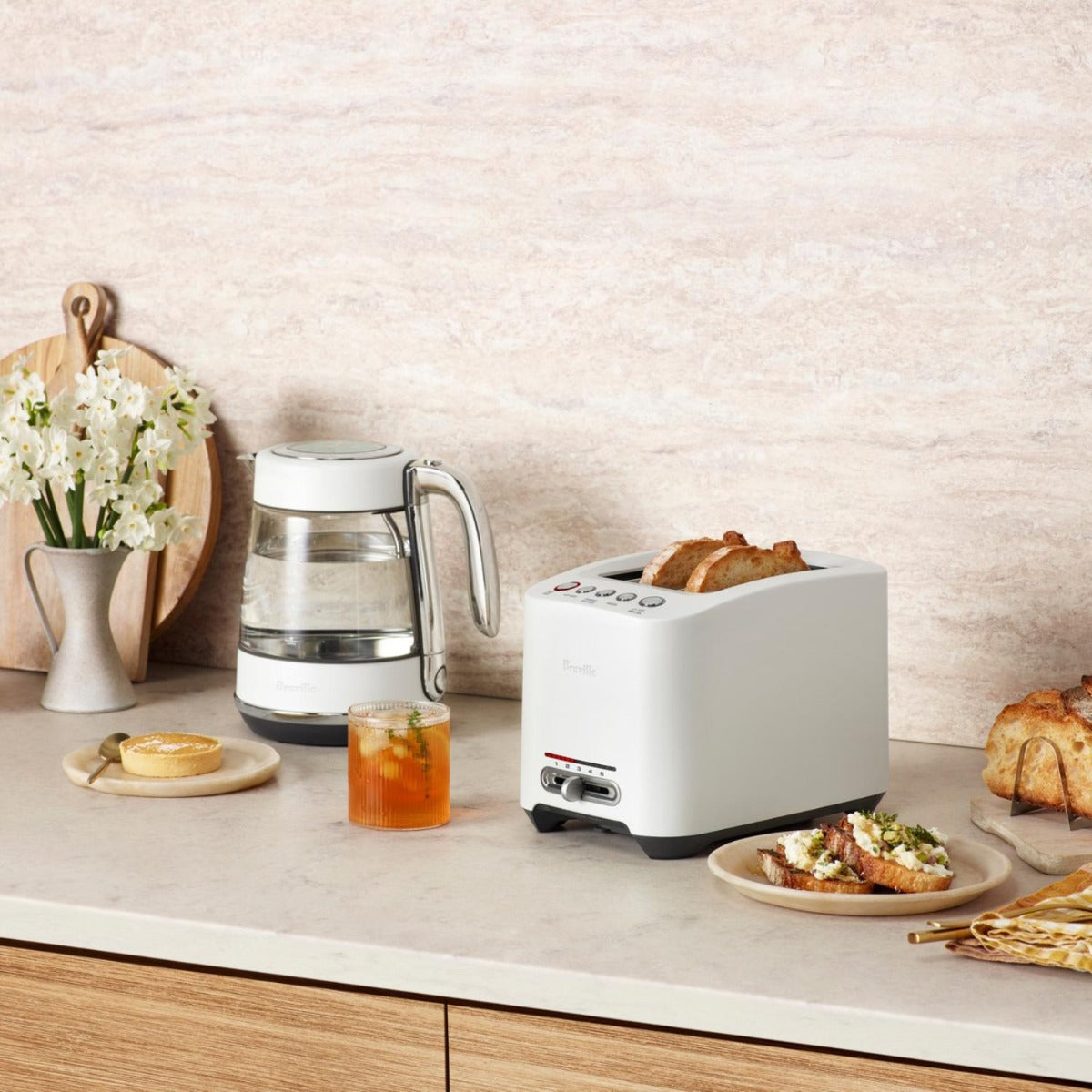 Breville - the Smart Toast 2 Slice - Sea Salt - Wholesales Supply