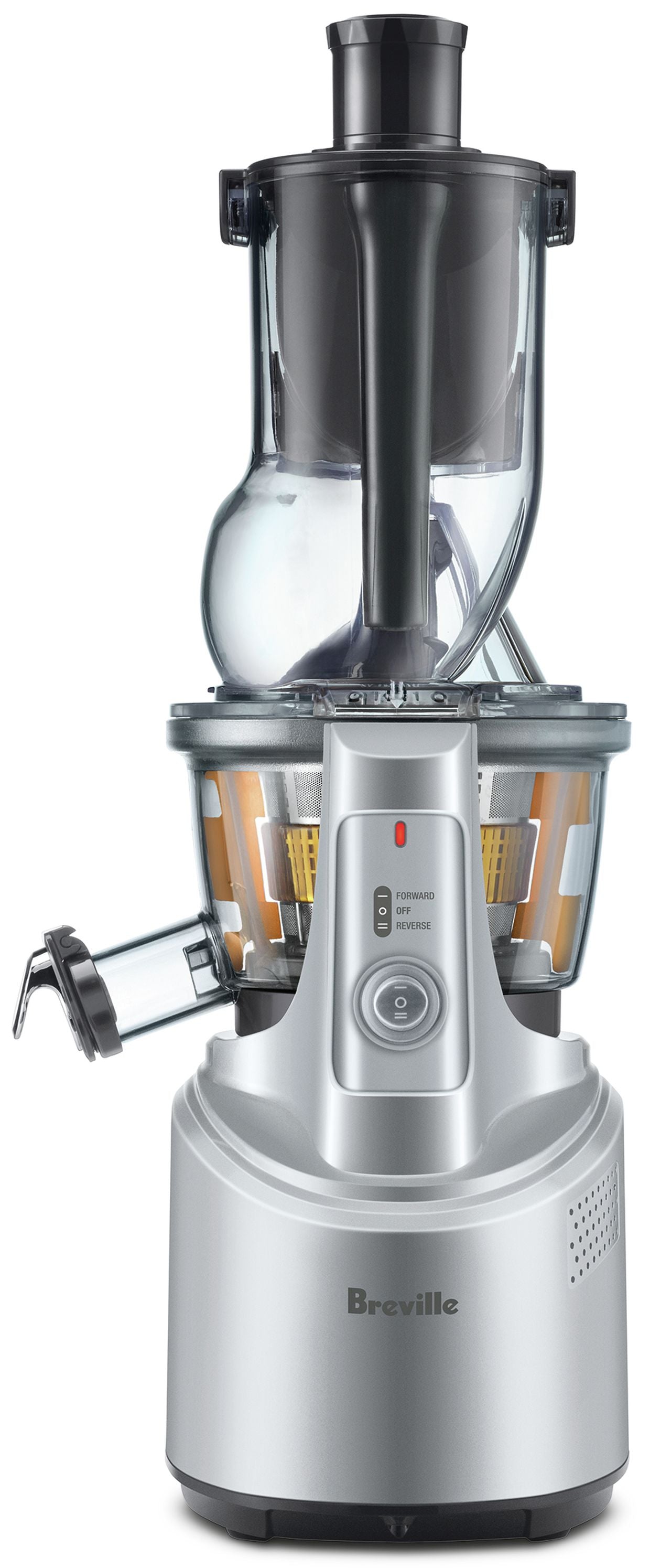 Breville - the Big Squeeze Slow Compression Juicer in Silver - Wholesales Supply