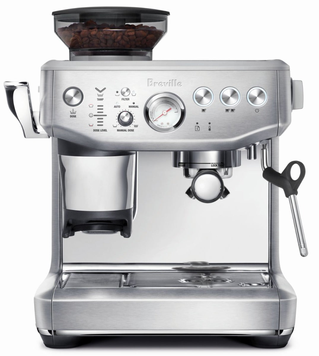 Breville - Barista Express Impress Assisted Tamping Coffee Machine - S/S - Wholesales Supply