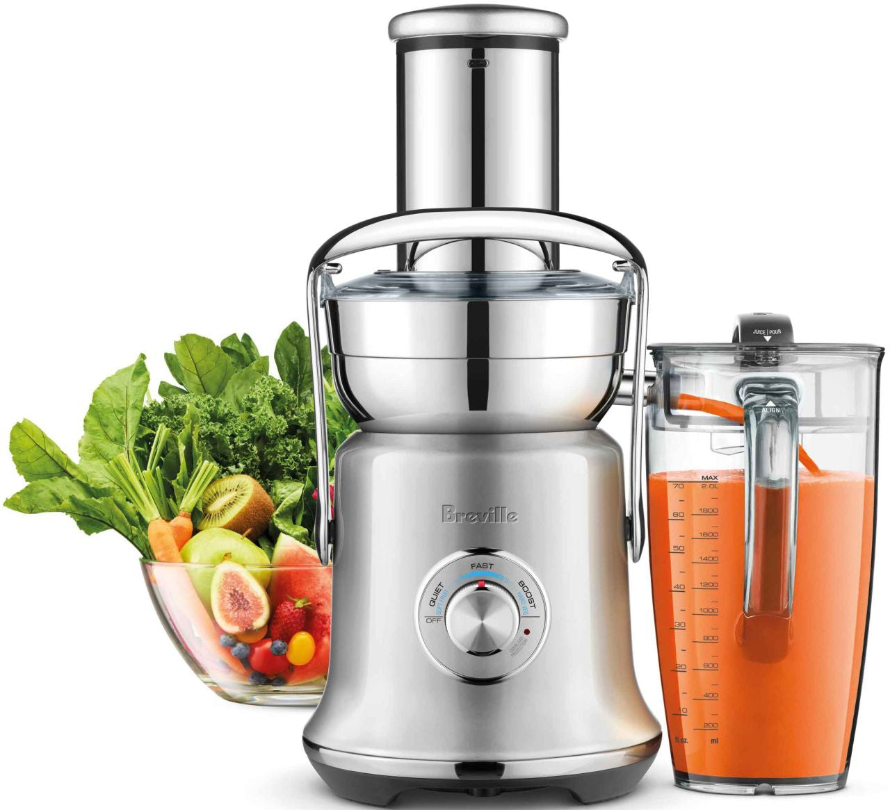 Breville - The Juice Fountain Cold XL - Brushed Stainless Steel - Wholesales Supply