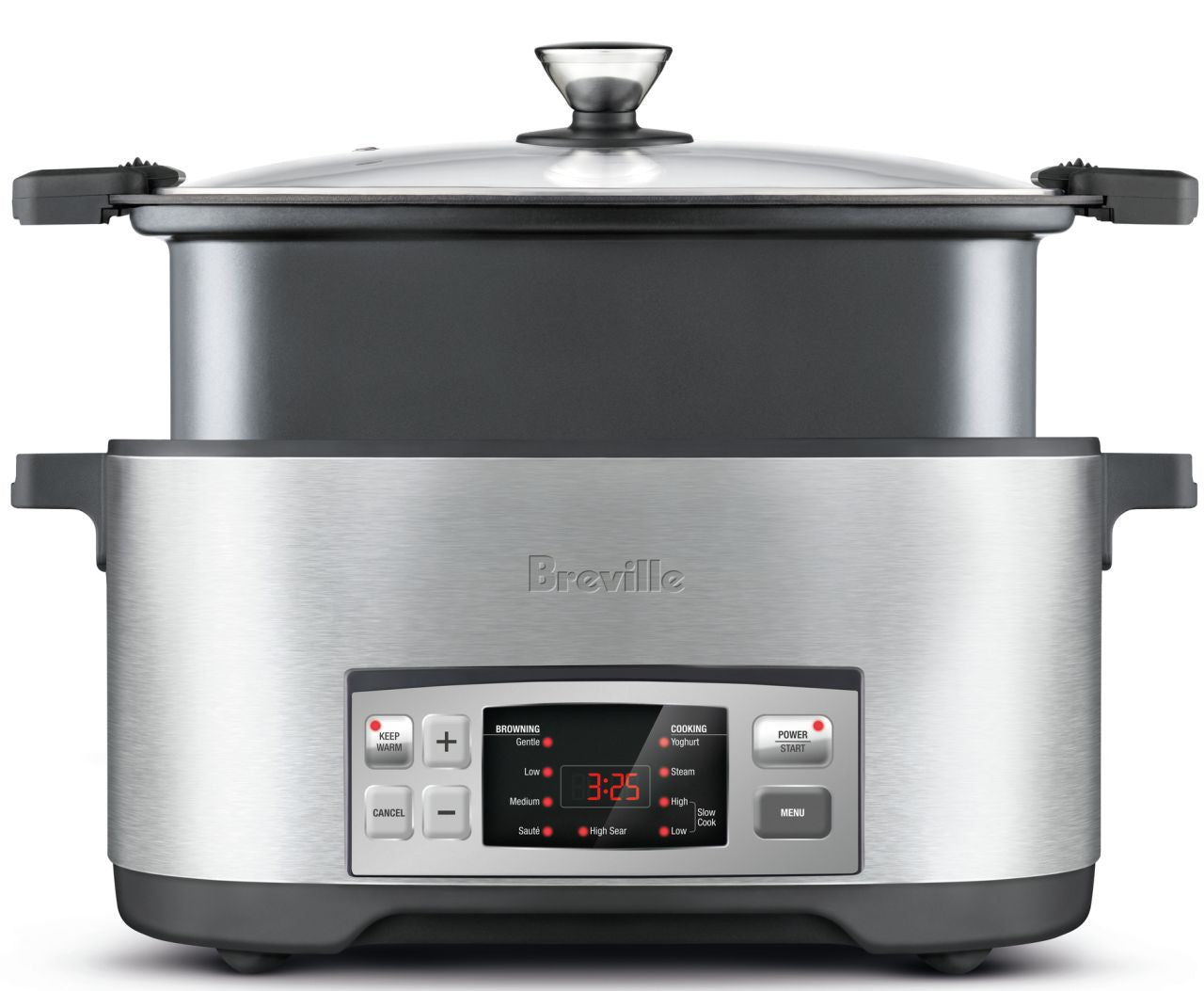 Breville - The Searing Slow Cooker - Stainless Steel - Wholesales Supply