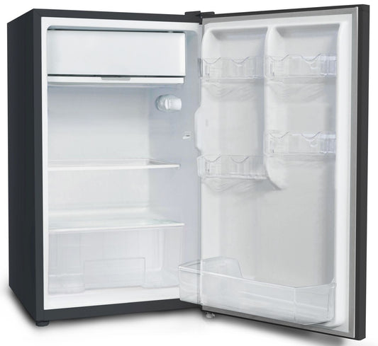 Chiq - 125L Bar Fridge - Black Steel - Wholesales Supply