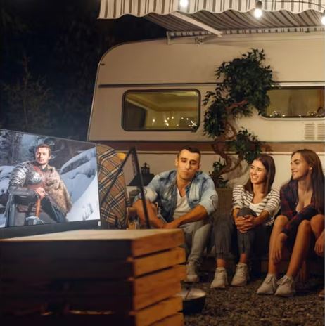 Chiq - 32" HD AC/DC/Lithium Battery Powered Portable Google TV - Wholesales Supply