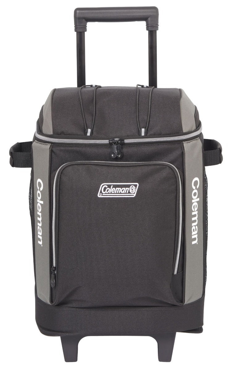 Coleman - 42 Can Wheeled Soft Cooler - Black - Wholesales Supply