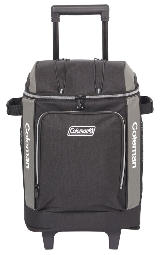 Coleman - 42 Can Wheeled Soft Cooler - Black - Wholesales Supply
