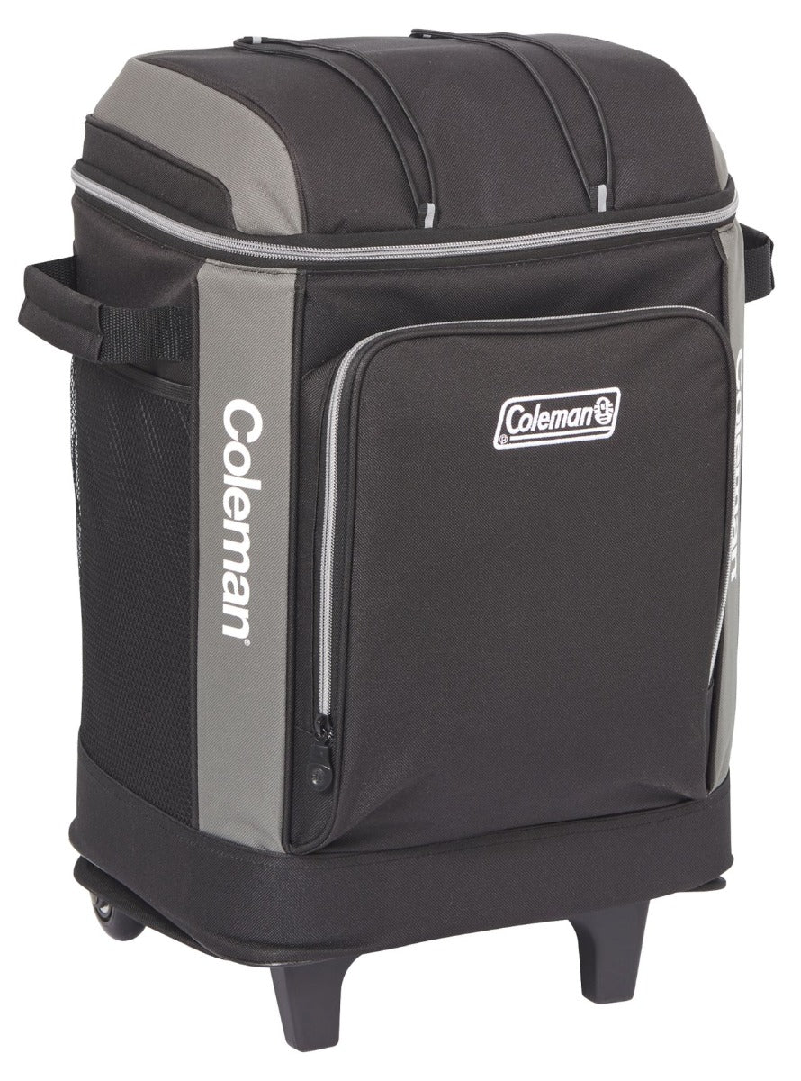 Coleman - 42 Can Wheeled Soft Cooler - Black - Wholesales Supply