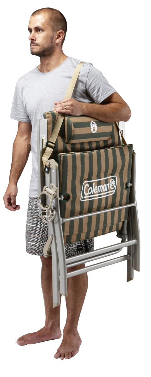 Coleman - 5 Position Recliner Chair - Classic Stripe - Wholesales Supply