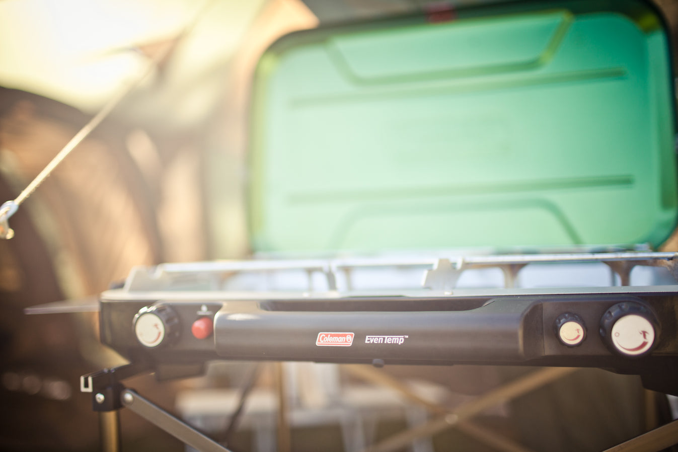 Coleman 3 Burner Eventemp Stove with Griddle & Grease Trap - Wholesales Supply