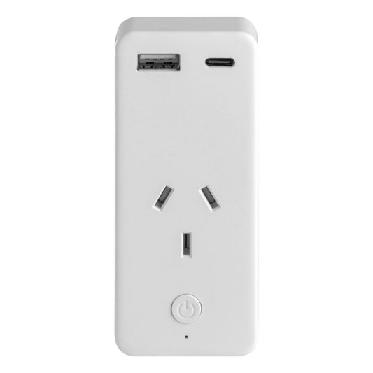 Connect Smart Home - Smart Wi-Fi Plug with Dual USB and Power Monitoring - Wholesales Supply