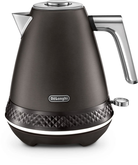 Delonghi - Diadema 1.7L Kettle - Onyx Black - Wholesales Supply