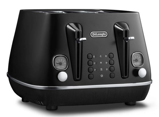 Delonghi - Distinta Moments 4 Slice Toaster Sunset Black - Wholesales Supply