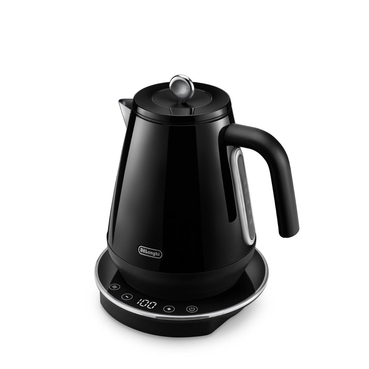 Delonghi - Eclettica 1.7L Kettle - Bold Black - Wholesales Supply