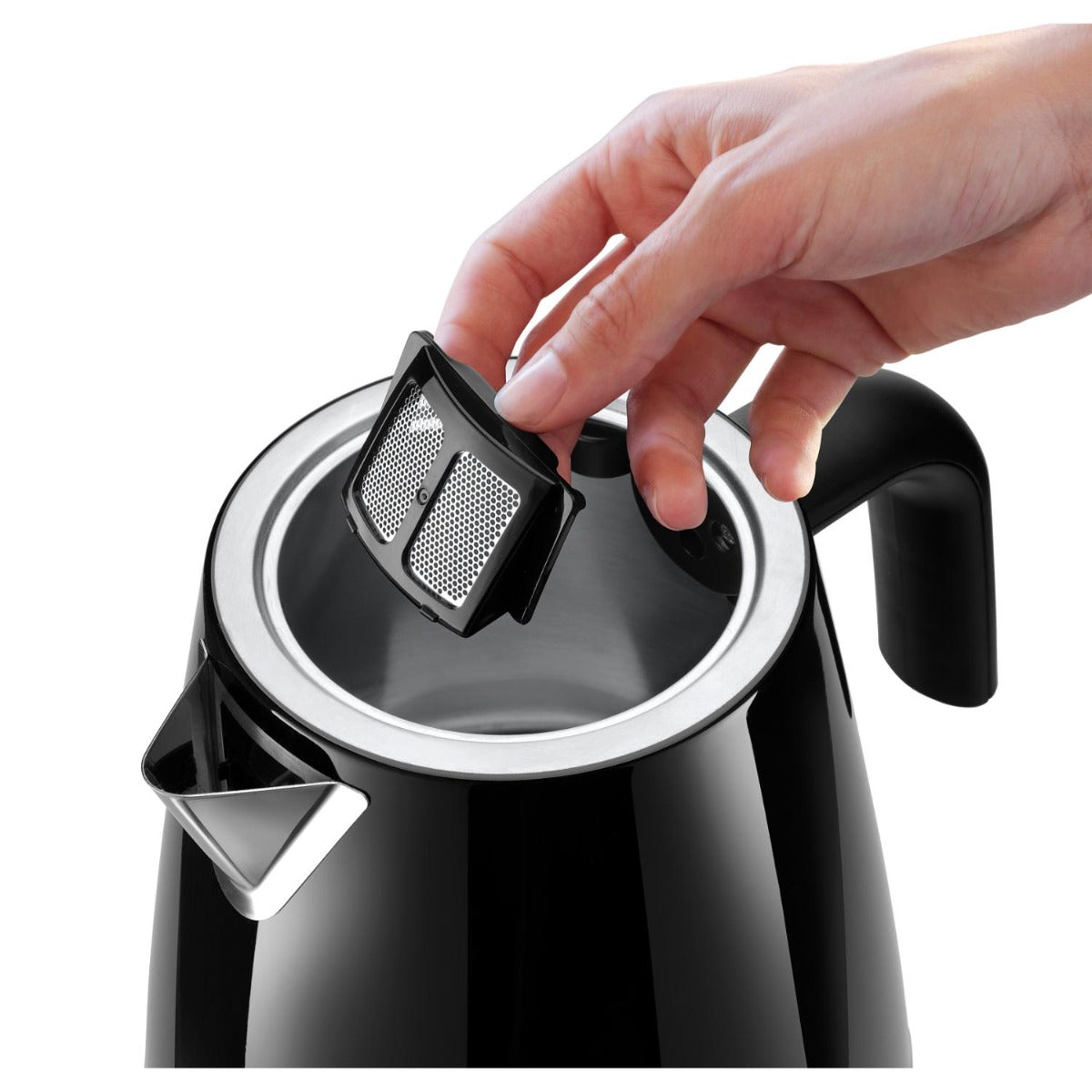 Delonghi - Eclettica 1.7L Kettle - Bold Black - Wholesales Supply