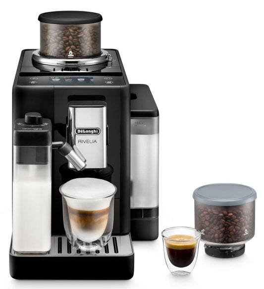 Delonghi - Rivelia Automatic Bean to Cup Coffee Machine - Black - Wholesales Supply