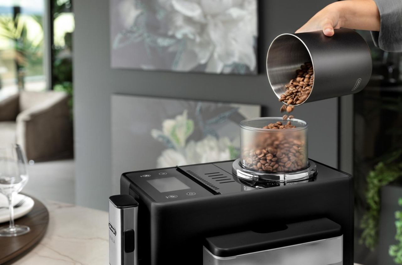 Delonghi - Rivelia Automatic Bean to Cup Coffee Machine - Black - Wholesales Supply