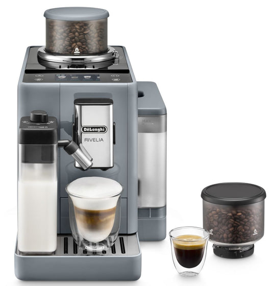 Delonghi - Rivelia Automatic Bean to Cup Coffee Machine - Grey - Wholesales Supply
