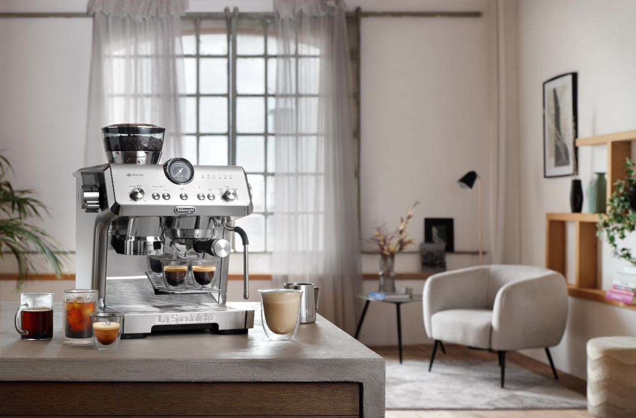 Delonghi - La Specialista Opera Manual Coffee Machine - Metal - Wholesales Supply