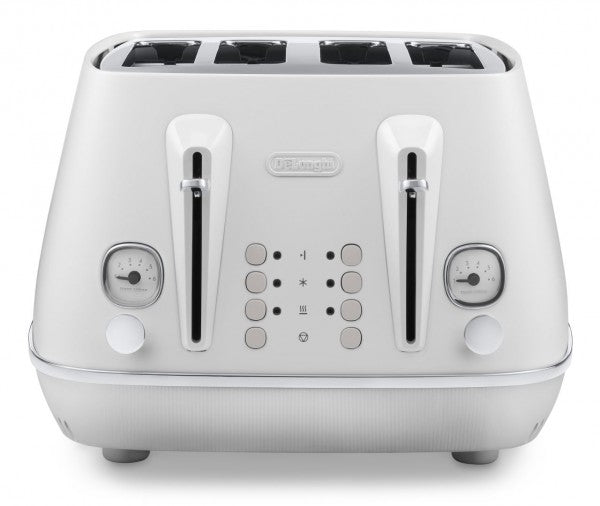 Delonghi - Distinta Moments 4 Slice Toaster Sunshine White - Wholesales Supply