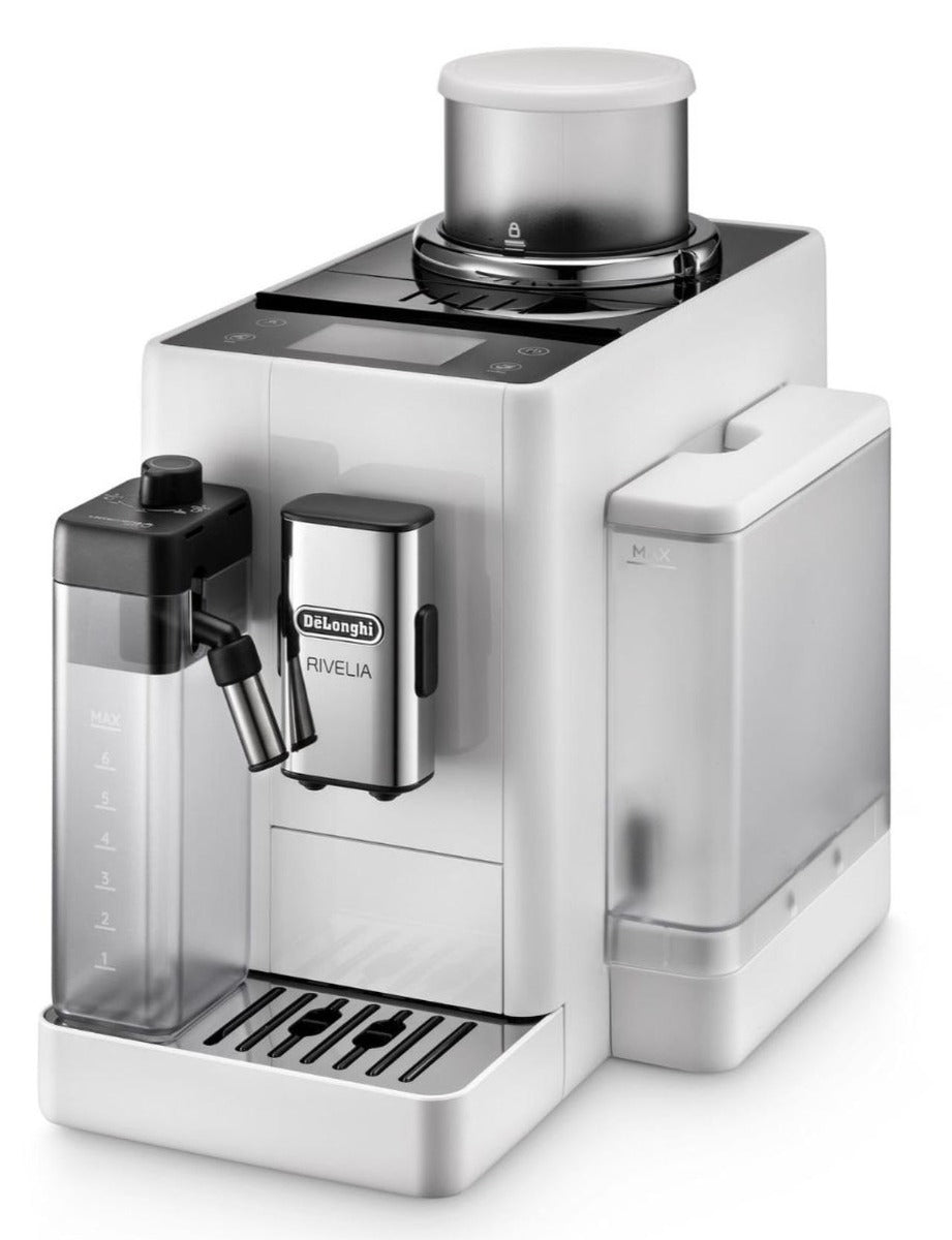 Delonghi - Rivelia Automatic Bean to Cup Coffee Machine - White - Wholesales Supply