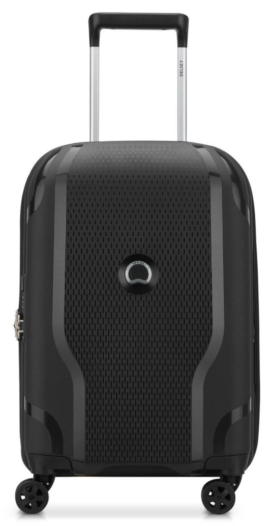 Delsey - 55cm Clavel Val Trolley Cabin Ex 4Dr - Black - Wholesales Supply