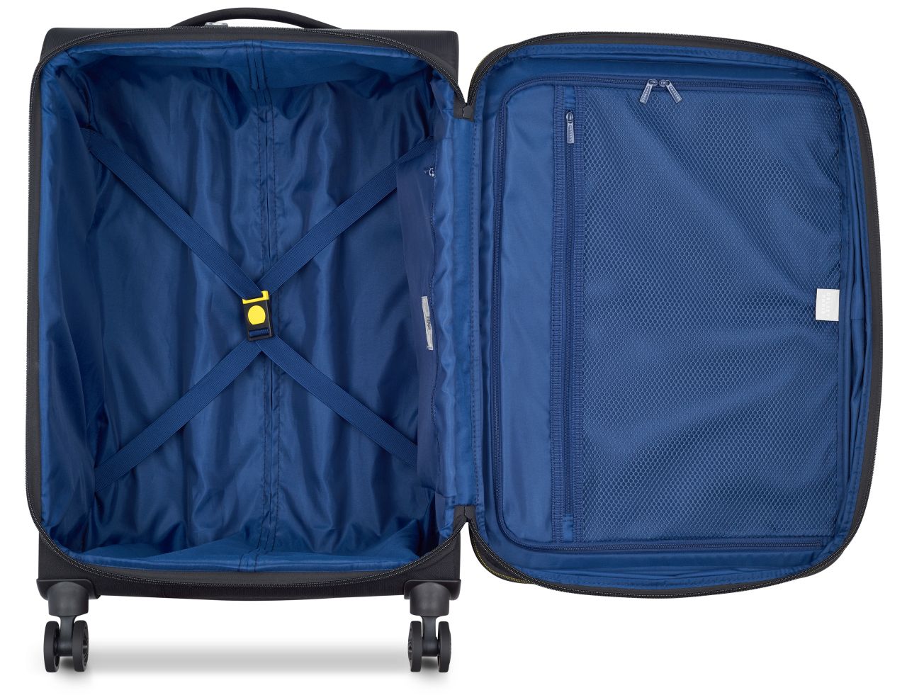 Delsey - 67cm Brochant 3 Trolley Ext 4Dr - Black - Wholesales Supply