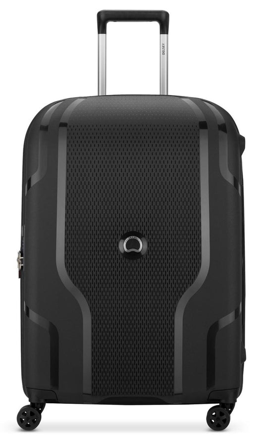 Delsey - 71cm Clavel Valise Trolley Ext 4Dr - Black - Wholesales Supply
